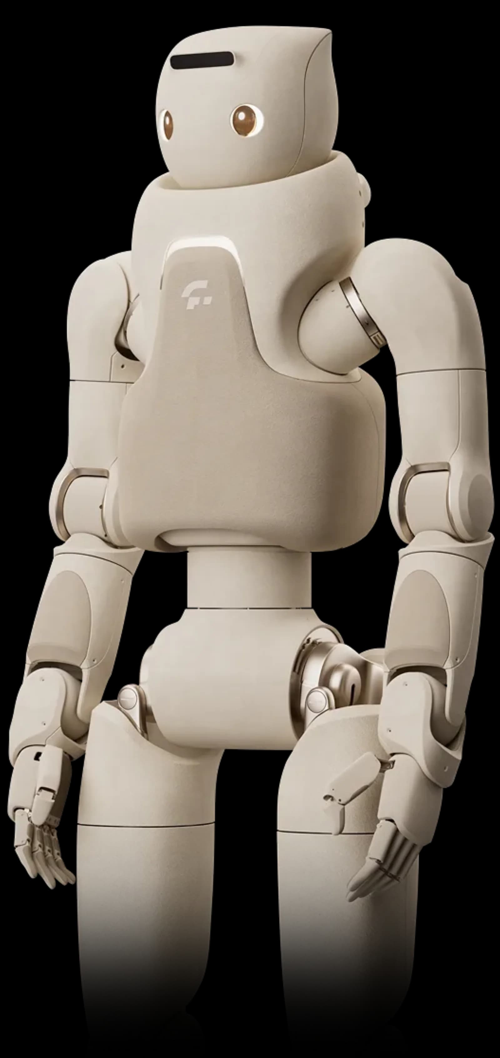 Fourier GR-3 beige humanoid robot with cat-head design