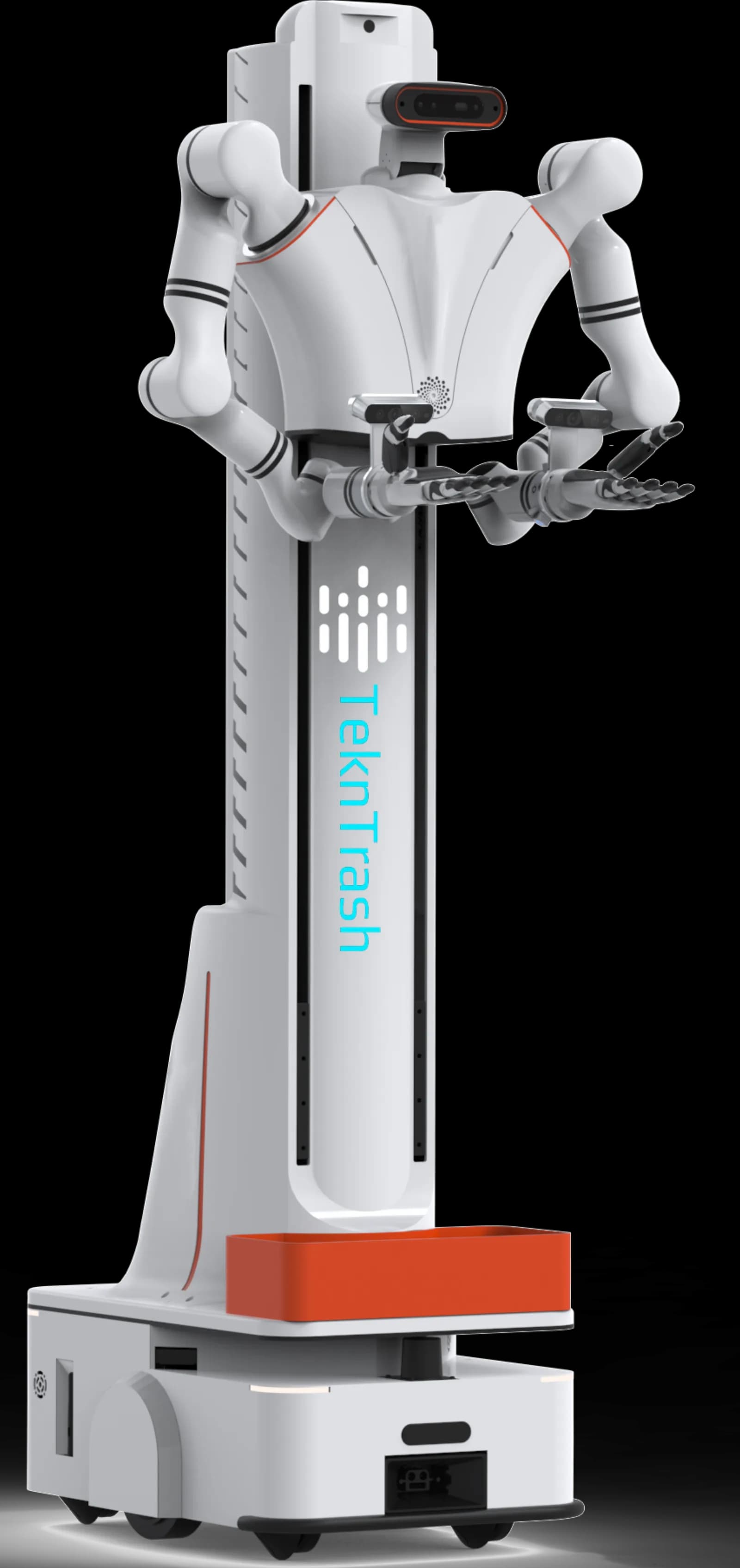 ALPHA waste-sorting humanoid robot — official TeknTrash image